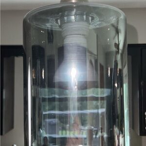 Set of 4 New Smoked Modern Glass Pendant Light